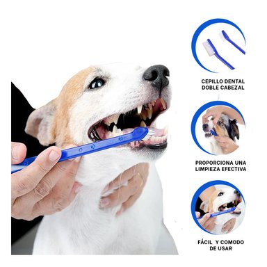 ESCOBILLA PERROS RYBIU MA31057 CEPILLADO DENTAL + GIFT STICKERS