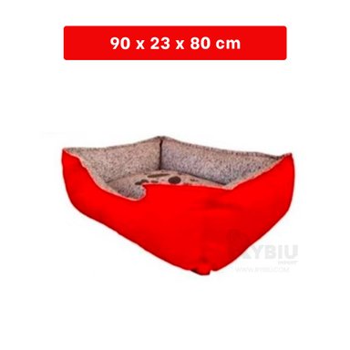CAMA PERROS MA31050 RESISTENTE XXL ROJO RYBIU + REGALO LIGAS PEINAR
