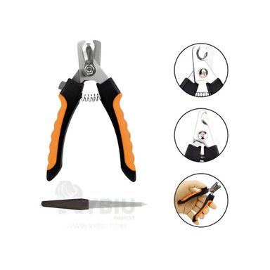 TIJERA UÑA RYBIU MA31082 PERRO EN ANARANJADO + GIFT MINIAGENDA