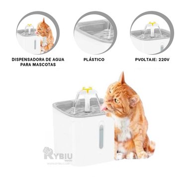 FUENTE BEBIDA PERRO MA31114 RYBIU CUADRADO BLANCO + REGALO AGENDITA