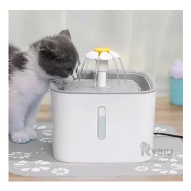 BEBEDERO PERRO Y GATO MA31114 RYBIU ANIMALES DOMESTICOS BLANCO + REGALO AGENDITA