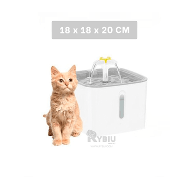 HIDRATADOR PERRO Y GATO MA31114 RYBIU MODERNO BLANCO + LIGAS REGALO