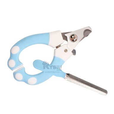 TIJERA RYBIU MA31096 OPTIMA Y ELEGANTE EN CELESTE + BANDERITAS ADHESIVAS