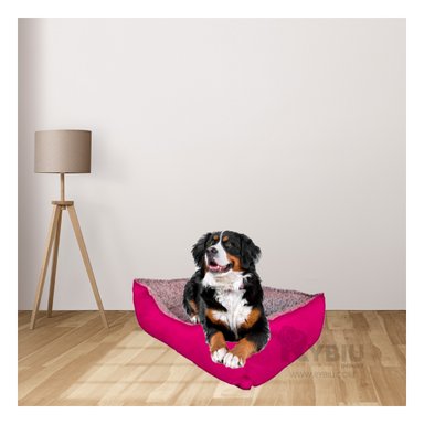 CAMA PERROS MA31047 BASE MASCOTA DINAMICO TALLA XXL FUCSIA RYBIU + LIGAS REGALO