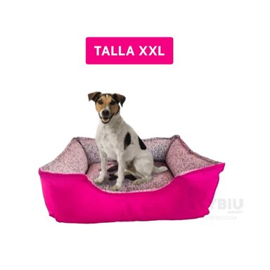 CAMA PERROS MA31047 BASE UTIL COMODA TALLA XXL FUCSIA RYBIU + REGALO LIGAS PEINAR