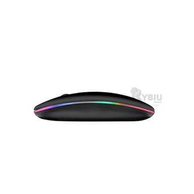 CURSOR INALÁMBRICO RYBIU RF 6800 EN COLOR NEGRO + BANDERITAS ADHESIVAS RF-6800 - 2
