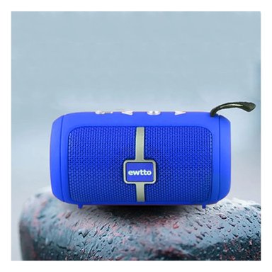 PARLANTE BLUETOOTH RYBIU P1950BT INNOVADOR TECNOLOGICO AZUL + PAPEL REGALO - 2