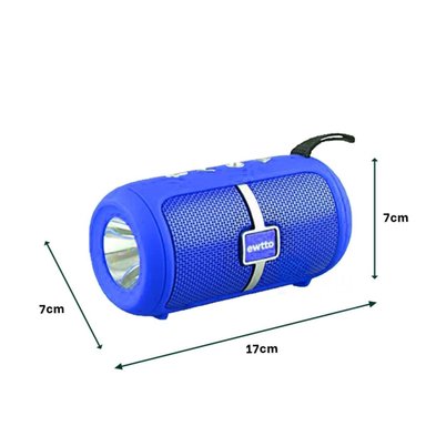 PARLANTE BLUETOOTH RYBIU P1950BT INNOVADOR TECNOLOGICO AZUL + PAPEL REGALO - 4
