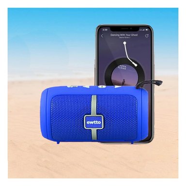 PARLANTE BLUETOOTH RYBIU P1950BT INNOVADOR TECNOLOGICO AZUL + PAPEL REGALO - 5