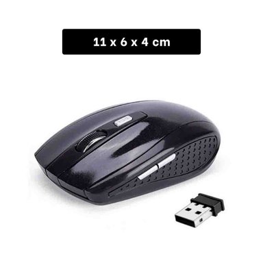 CURSOR INALÁMBRICO RYBIU FUNCIONAL SEISA EN COLOR NEGRO + LIGAS REGALO TE31605 - 4