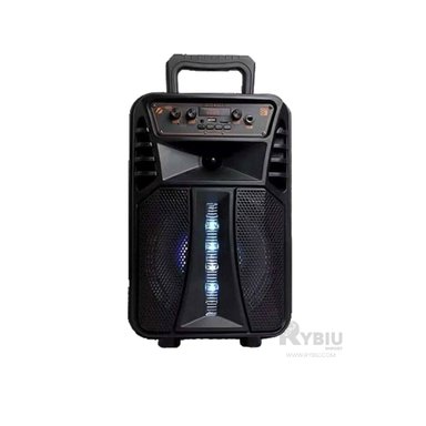 PARLANTE BLUETOOTH RYBIU KTS-1563 BOCINA MODERNA NEGRO 8'' + ENVOLTORIO REGALO - 1