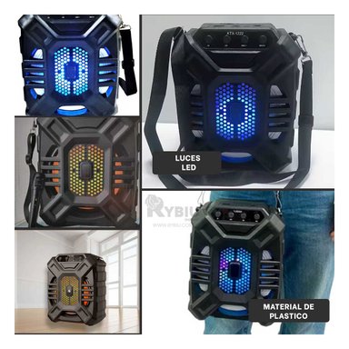 BOCINA RYBIU KTX-1222 BLUETOOTH EXCEPCIONAL 6.5 PULGADAS + REGALO STICKERS - 4