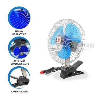 MINI ENFRIADOR RYBIU TE31679 AUTO EN TONO AZUL + POST-IT ADHESIVOS