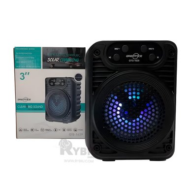 ALTAVOZ RYBIU GTS-1629 BLUETOOTH ECONOMICO 3 PULGADAS + BANDERITAS ADHESIVAS - 1