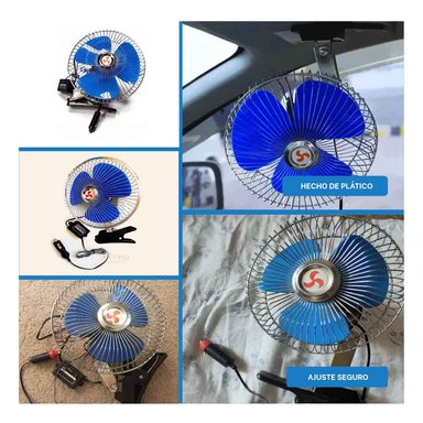 VENTILADOR RYBIU TE31679 PEQUEÑO AUTOS EN AZUL + PAPEL REGALO