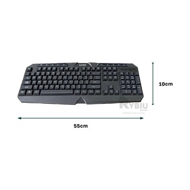 TECLADO RYBIU ET-M3539 SIMPLE LIMPIAR MODELO ET M3535 + PAPEL REGALO - 5