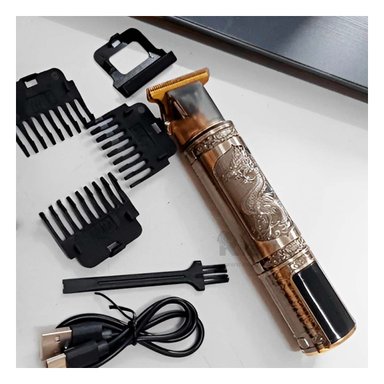 RASURADORA RYBIU MR-08 FUNCIONAL EN TONO DORADO + LIGAS REGALO