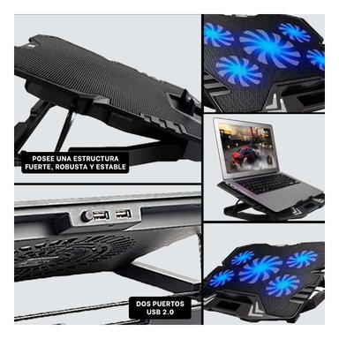 SOPORTE RYBIU LAPTOP FACIL USO HA K5 + ENVOLTORIO REGALO - 4