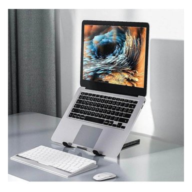 SOPORTE PLEGABLE RYBIU TE31671 ALUMINIO PARA LAPTOP EN COLOR NEGRO - 2