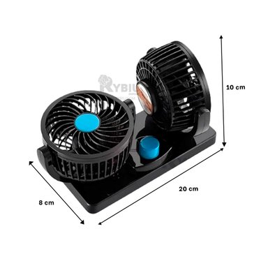 VENTILADOR RYBIU TE31678 FACIL TRANSPORTAR EN NEGRO + REGALO AGENDITA - 5