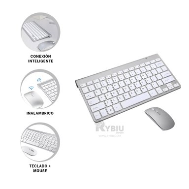PERIFERICOS RYBIU DN-H263 PERFIFERICOS PRACTICOS EN COLOR BLANCO + GIFT STICKERS - 3