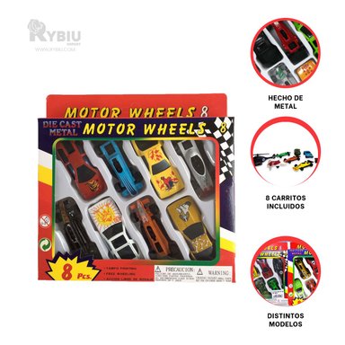 COCHES DE JUGUETE EN MULTICOLOR Y+POST-IT ADHESIVOS