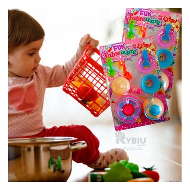 JUEGO PEQUEÑO DE COCINA MULTICOLOR Y+GIFT STICKERS - 4