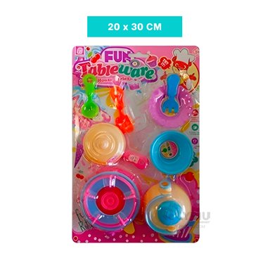 JUEGO PEQUEÑO DE COCINA MULTICOLOR Y+GIFT STICKERS - 5