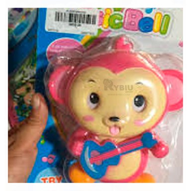 SONAJERO RYBIU JU29516 ROSADO CUNA MONO + REGALO AGENDITA