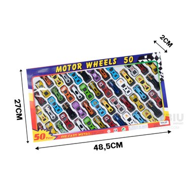 KIT DE JUGUETE DE CARRITOS MULTICOLOR Y+POST-IT ADHESIVOS