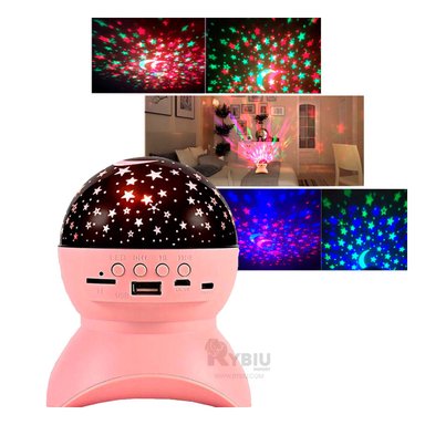 PARLANTE RYBIU TE31653 FUNCIONAL FAROL COLOR ROSADO + REGALO AGENDITA - 2