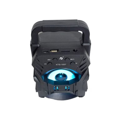 PARLANTE RYBIU KTS-1057 ALTAVOZ ERGONOMICO KTS 1057 COLOR NEGRO + LIGAS REGALO - 3