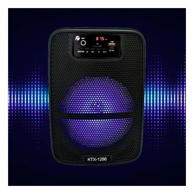 PARLANTE BLUETOOTH RYBIU KTX-1286 ALTAVOZ SONIDO POTENTE + POST-IT ADHESIVOS - 3