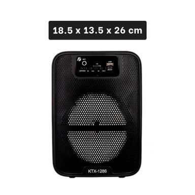 PARLANTE BLUETOOTH RYBIU KTX-1286 ALTAVOZ SONIDO POTENTE + POST-IT ADHESIVOS - 4