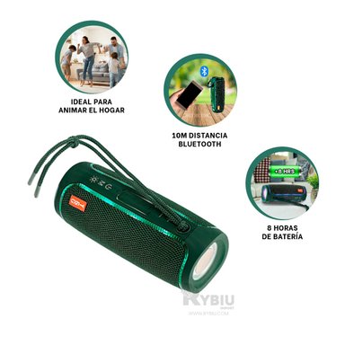 BOCINA TRANSPORTABLE PARA REUNIONES EN VERDE Y+GIFT STICKERS - 2