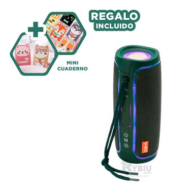 BOCINA TRANSPORTABLE PARA REUNIONES EN VERDE Y+GIFT STICKERS - 3