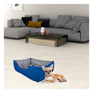 COLCHON PERROS MA31037 PELUDOS TALLA S AZUL RYBIU + GIFT MINIAGENDA