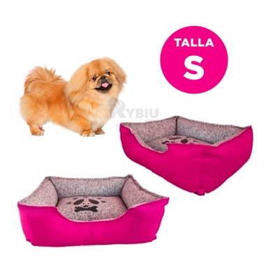 COJIN PERROS MA31038 MATERIAL HIPOALERGICO FUCSIA RYBIU + REGALO STICKERS