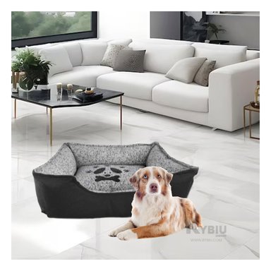 COLCHON PERROS MA31035 TALLA M NEGRO RYBIU + REGALO AGENDITA