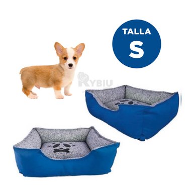 COLCHON PERROS MA31037 TALLA S AZUL RYBIU + REGALO AGENDITA