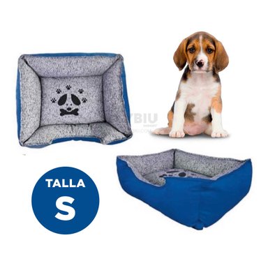 COLCHON PERROS MA31037 COMODA TALLA S AZUL RYBIU + GIFT STICKERS