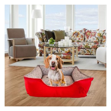 COLCHON PERROS MA31036 MASCOTA TALLA M ROJO RYBIU + ENVOLTORIO REGALO