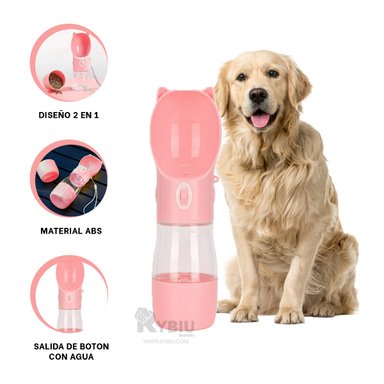 BEBEDERO GATO MA29118 RYBIU MODERNO ROSADO + GIFT STICKERS