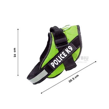 ARNÉS PERROS MA30976 RYBIU APTA EN VERDE + LIGAS REGALO