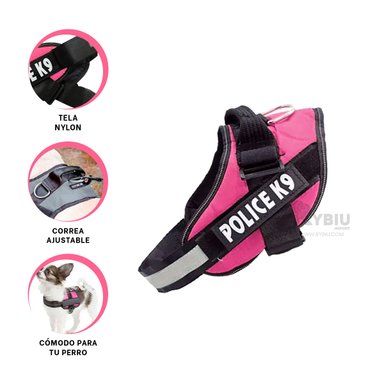 CORREA PERROS MA30975 RYBIU COMODA Y DURADERA TALLA S ROSADO + REGALO AGENDITA