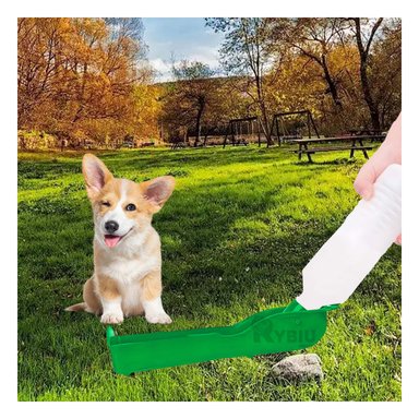 BEBEDERO PERRO MA31014 RYBIU CANINO CON BANDEJA EXTRAIBLE VERDE + STICKERS