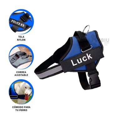 CORREA PERROS MA30972 RYBIU TALLA S AZUL + ENVOLTORIO REGALO