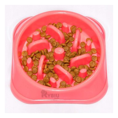 COMEDERO MA31309 RYBIU PRACTICO MASCOTA ROJO + ENVOLTORIO REGALO