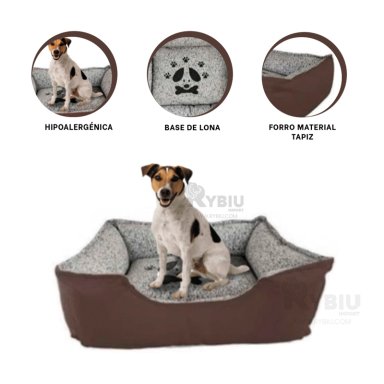 COLCHON PERROS MA31048 DESCANSO PET MARRON TALLA XXL RYBIU + AGENDITA
