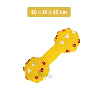 JUGUETE PERRO MA31134 AMARILLO + BANDERITAS ADHESIVAS RYBIU